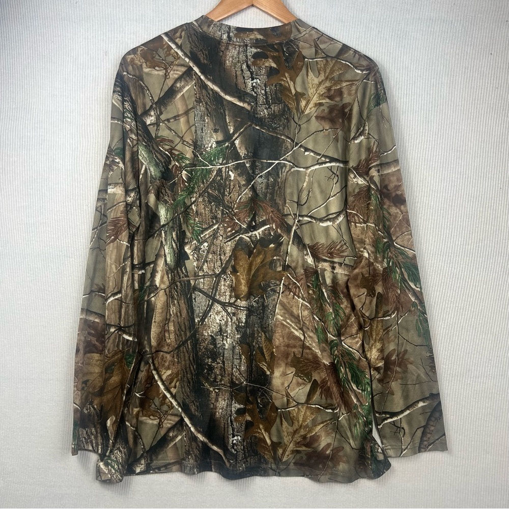 RedHead Realtree Camo Men’s Size LARGE Crew Neck Long Sleeve Tee Shirt Hunting - Picture 5 of 10